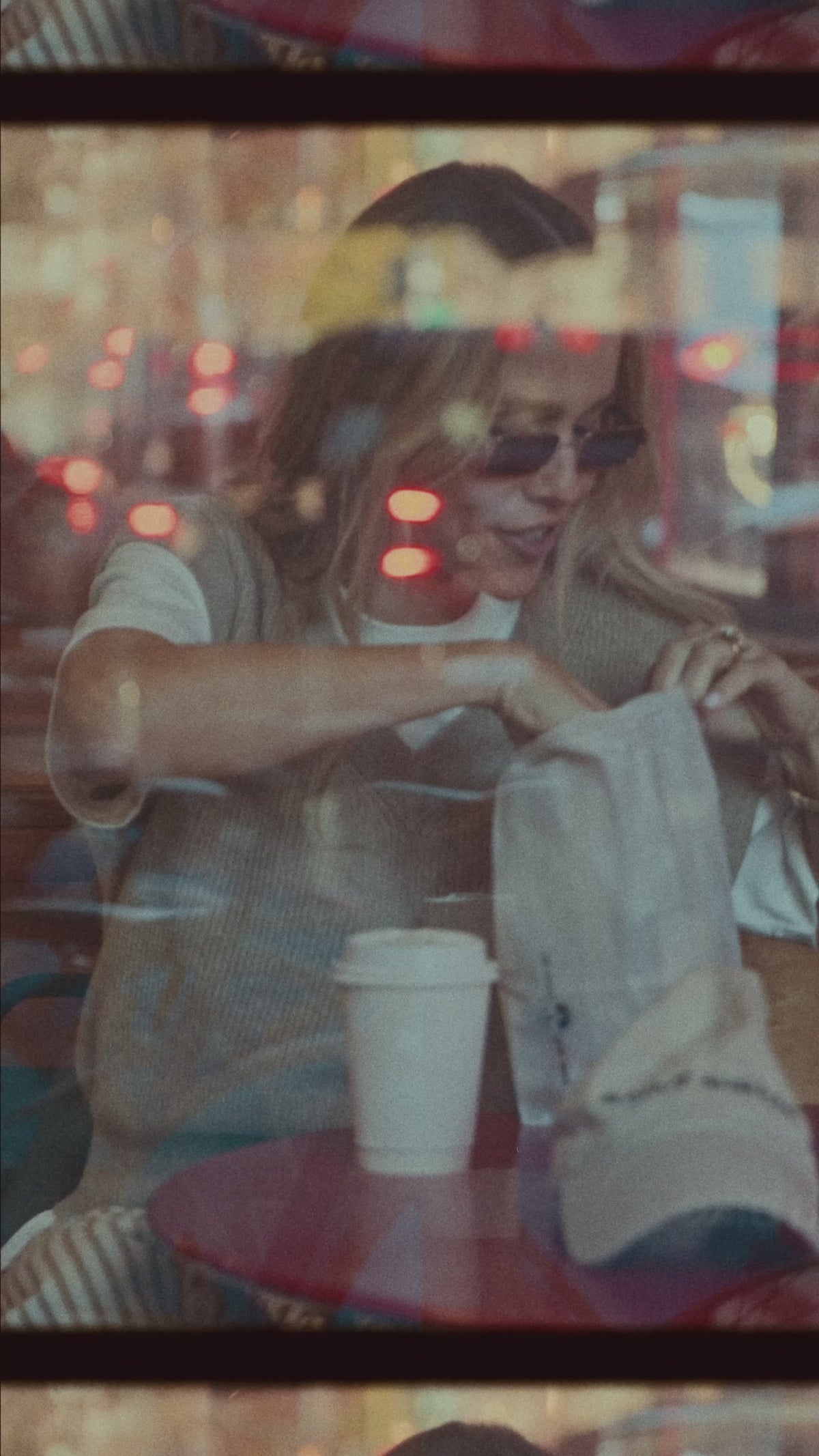 Editorial video of the founders of Saint Sirene drinking coffee. 